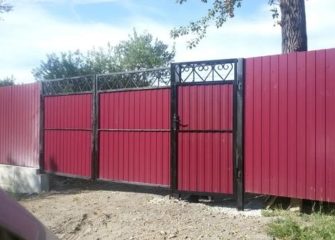Монтаж откатных ворот в Казани